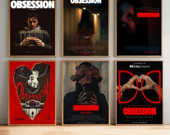 Obsession Movie Poster | High-Definition Replica Canvas Printing | Frameless | Movie Fan Gifts | Wall Decorations