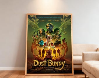 Dust Bunny Movie Poster | High-Definition Replica Canvas Printing | Frameless | Movie Fan Gifts | Wall Decorations