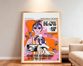 Blow-Up Movie Poster | High-Definition Replica Canvas Printing | Frameless | Movie Fan Gifts | Wall Decorations