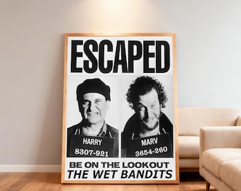 Home Alone 1990 Movie Poster | High-Definition Replica Canvas Printing | Frameless | Movie Fan Gifts | Wall Decorations