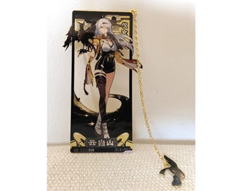 Zenless Zone Zero (ZZZ) Yixuan metal bookmark, 9cm tall