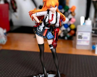 Mecha Asuka PVC figure from Neon Genesis Evangelion (EVA), 9in / 23cm tall