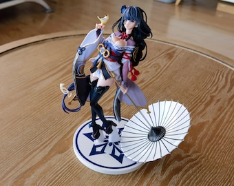 Genshin Impact Raiden Shogun Umbrella Version, 1/7 figure, 9in/23cm tall