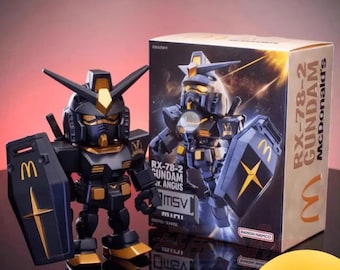 MSV mini RX-78-2 Gundam x McDonald's Angus Max version, 4 inches / 10 cm figure