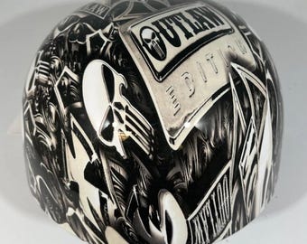 Mike's Pro Lid RALPHIE Fedora Custom Chrome Novelty Helmet - Etsy