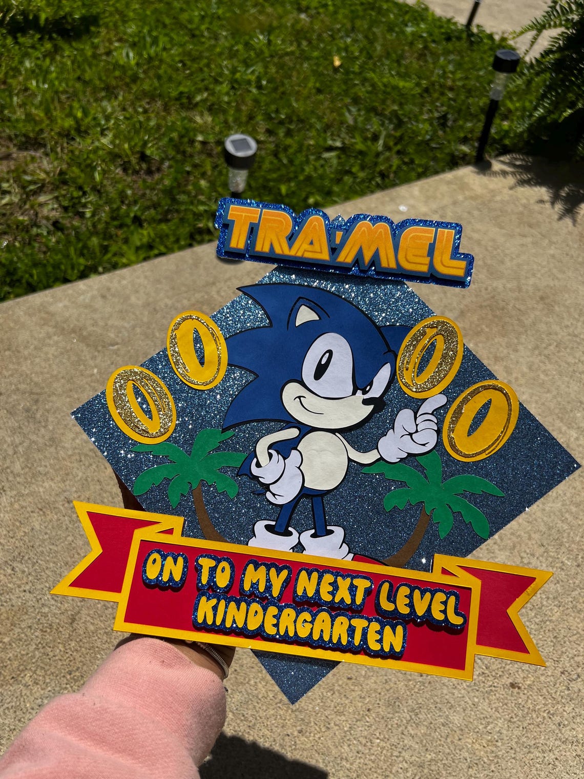 Handmade Sonic Graduation Cap Topper - Etsy