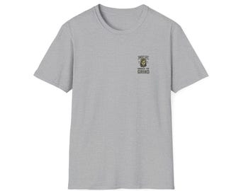 Totenkopf Grind Grafik T-Shirt | Vintage Motorrad Café Racer Tee