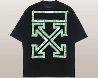 Camiseta Off White/Camiseta negra