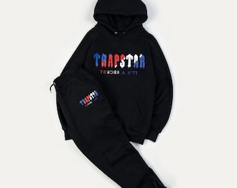 Conjunto de sudadera con capucha y pantalón deportivo Trapstar negro / Traje deportivo Its A Secret