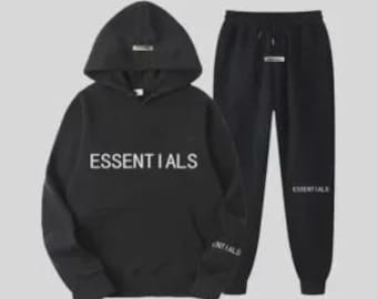 Chándal esencial unisex negro