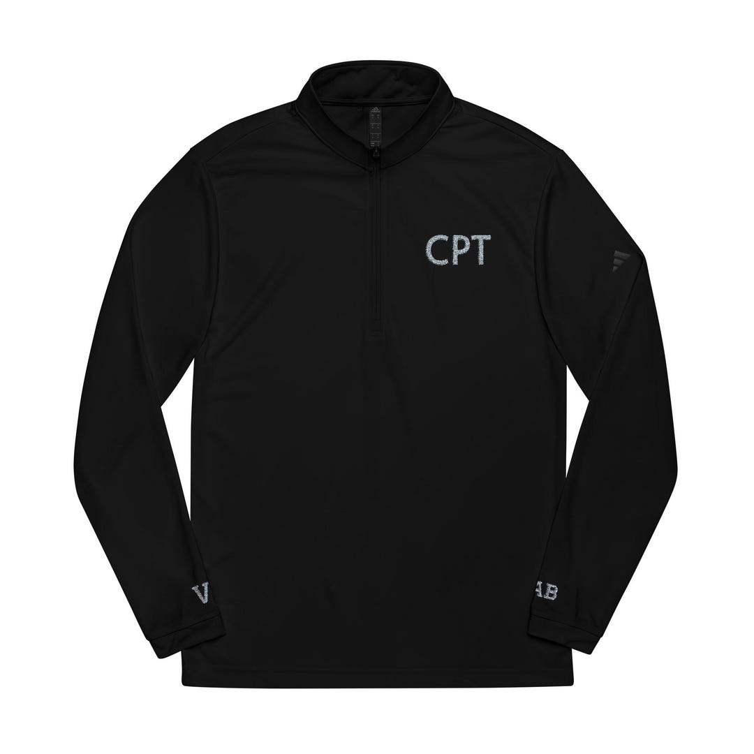 CPT Camo Grey* Embroidered Quarter-zip Pullover | Athletic Logo Top - Etsy