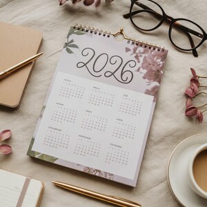 German-language 2026 printable calendar, minimalist black-and-white Jahreskalender, monthly German planner pages for home office school, A4 and Letter PDF digital download wall calendar