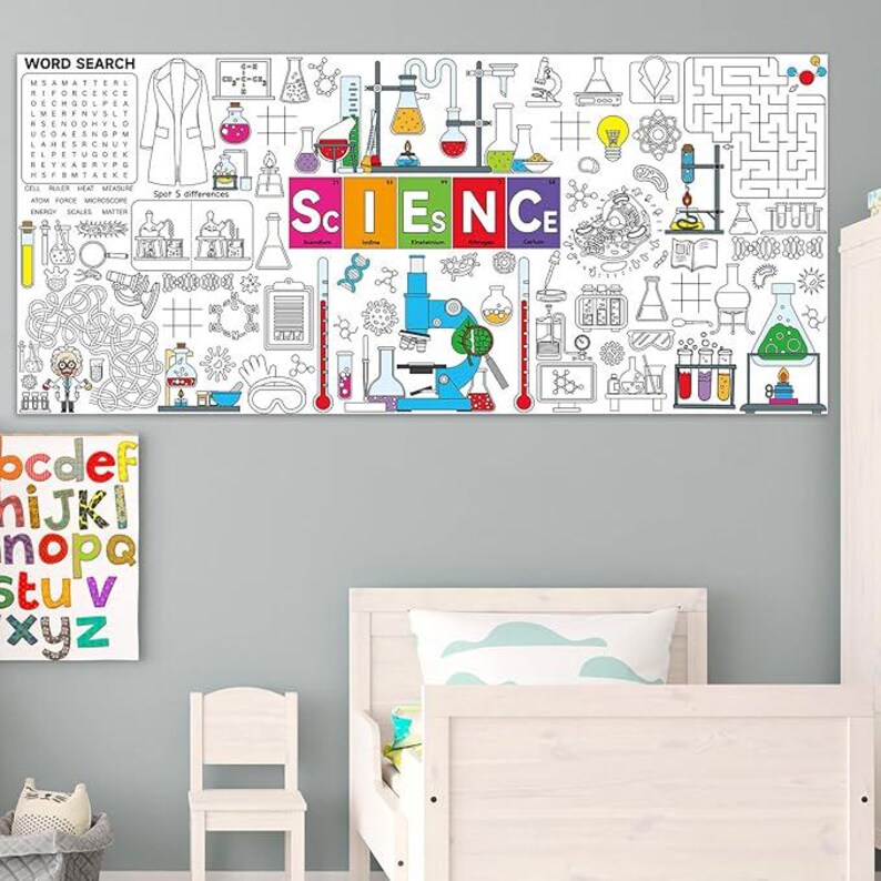 Science Game Coloring Poster | 70