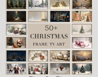 Frame TV Bundle - Christmas & Winter Frame TV Art Set | Christmas Samsung Frame TV Art Christmas Digital Art For Frame Tv Holiday Decor