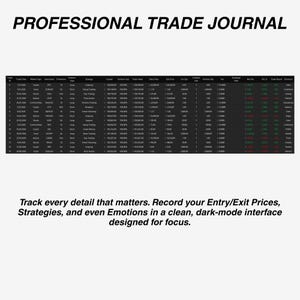 Trading Journal Spreadsheet | Excel Google Sheets Template | Day Trade Tracker | Crypto Forex Stocks image 10