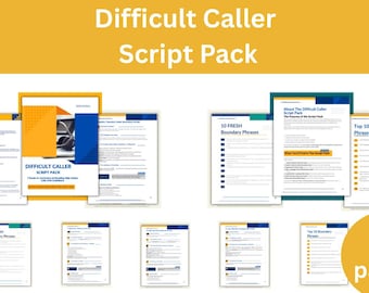 De-Escalation Phone Scripts for Difficult & Angry Callers – Call Center Script Pack for Customer Service and Frontline Staff