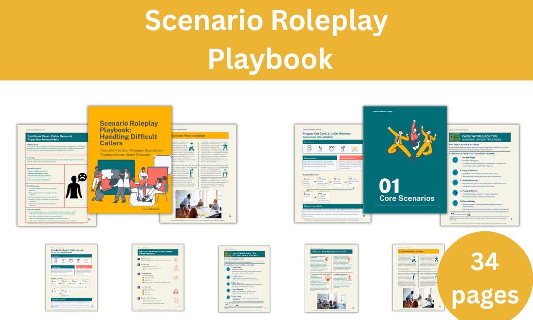 Customer Service Role Play Scenarios PDF – Frontline Training Playbook ...