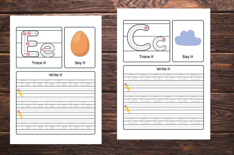 Alphabet Activity Book for Kids | Letter Tracing, Coloring , Learning ...