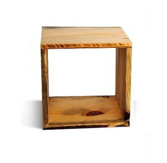 Items similar to Wood Storage Cube one 12 by 12 by 10 inch Cubbie