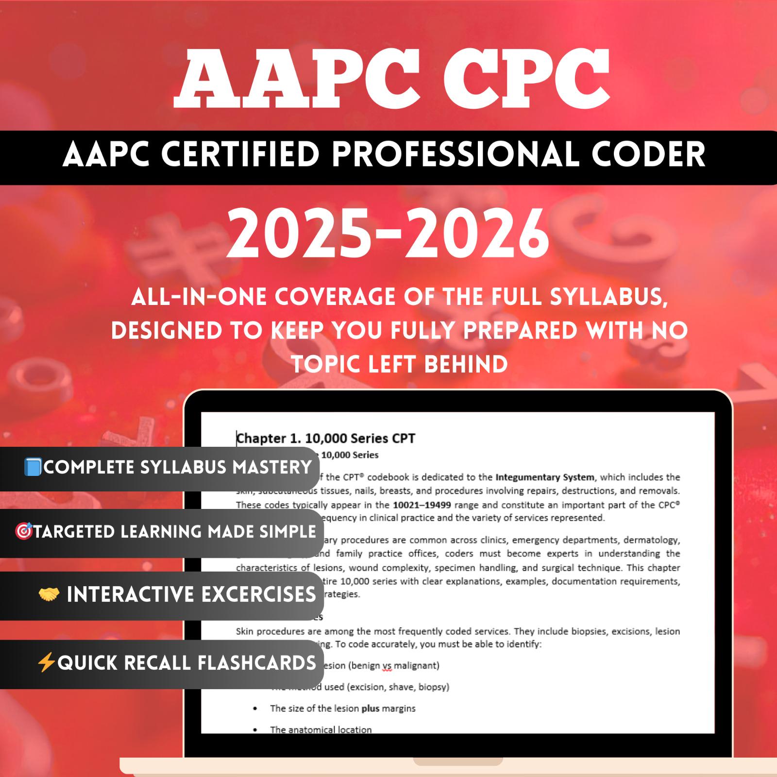 Cpc Study Guide 2026 | Aapc Cpc Exam | Aapc Cpc Practice Questions ...