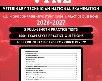 Vtne Study Guide 2026 | Vtne Exam | Vtne Prep | Vtne Study| Vtne Practice Test | Vtne Practice | Vtne Study Material | Vtne | Vtne Exam Prep