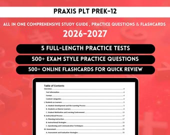 Praxis PLT PreK-12 (5625) Studienführer 2026 | Praxis Plt Prek-12 | Praxis 5625 Exam | Praxis 5625 Plt Prek-12 | Plt Prek-12 Prüfung | Praxis Plt