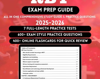 RBT Study Guide 2nd Edition Task List | RBT Study Guide | 2nd Edition ...