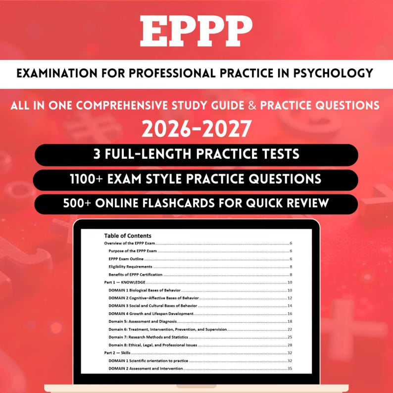 Eppp Study Guide 2026 | Eppp Test | Eppp Flashcards | Eppp Study ...