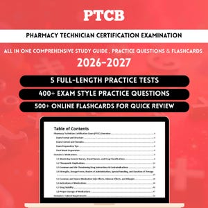 PTCB 2026 Test Prep | Ptcb Study Guide | Ptcb Study | Ptcb Flashcards | Ptcb Exam | Ptcb Practice Test | Ptcb Study Guides Book | Ptcb Math
