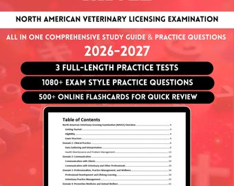 Navle Study Guide 2026 | Navle Prep | Navle Veterinary Exam Study Guide | North American Veterinary Licensing Examination | Navle Exam Prep