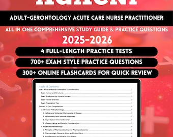 Agacnp Review 2026 | Agacnp Exam | Agacnp Board Prep | Acute Care np | Acute Care Nurse Practitioner Guide | Acute Care np Review