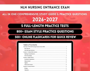 Nln Nex Study Guide 2026 | Nln Nex Test | Nln Nex | Nln Nex Nurse Entrance Exam | Nln Nex Flashcards | Nln Nex Flashcards | Nln Nex Exam