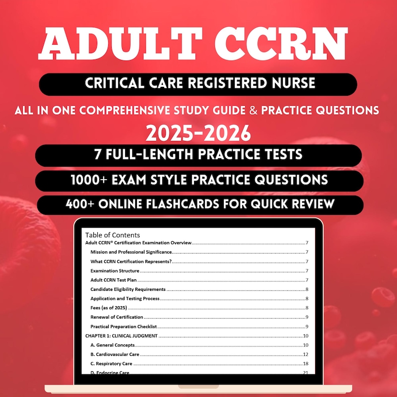 Ccrn Normal Values Guide Ccrn Review - Etsy