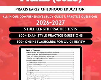 Praxis 5025 Study Guide 2026 | Praxis 5025 Early Childhood Education Exam | 5025 Praxis | Praxis 5025 | Praxis Exam | 5025 Praxis Exam