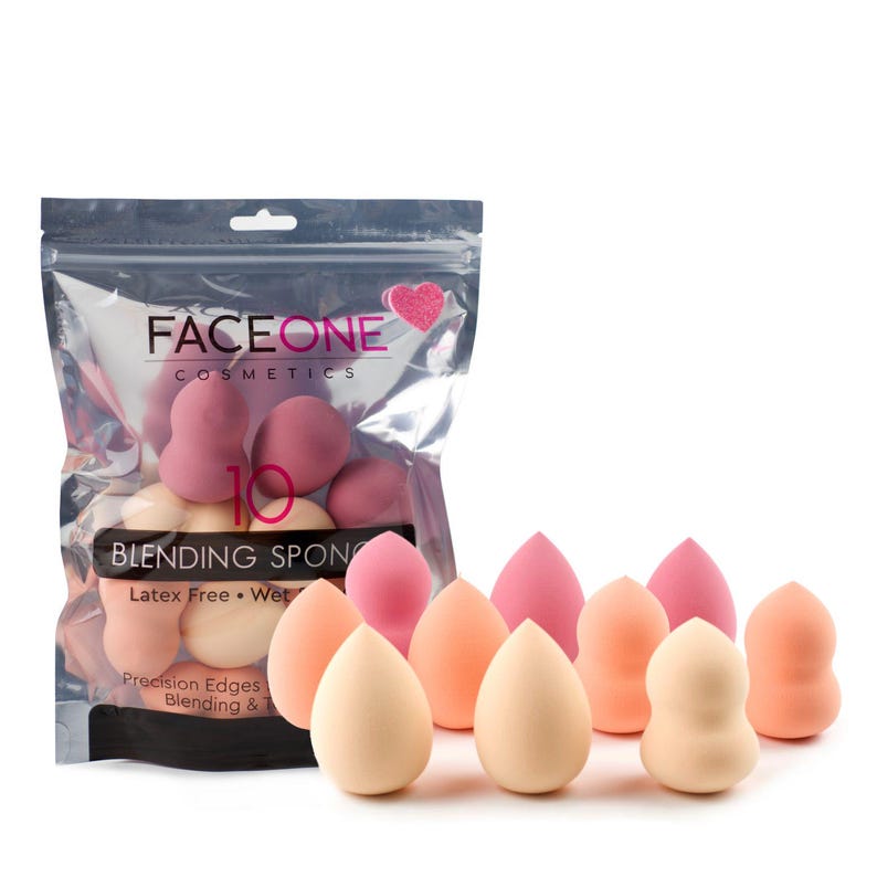 10 Pack Makeup Sponge Set, Beauty Blender Sponges, Foundation Blending Sponge image 2