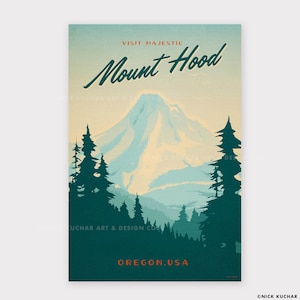 Outdoor Oregon Series 12x18 Travel Prints image 2
