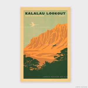 Kalalau Lookout, Koke‘e State Park - 12x18 Hawaii Travel Print