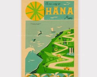Road to Hana - 12x18 Hawaii Travel Print