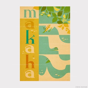 Makaha, Oahu - 12x18 Hawaii Travel Print