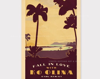 Ko Olina - 12x18 Hawaii Travel Print