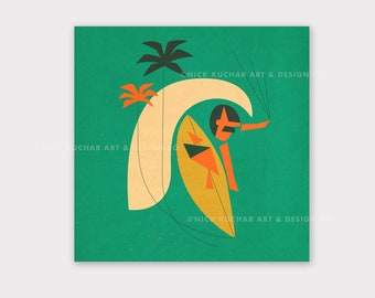 Tropic Barrel - 12x12 Limited Edition Giclee Print