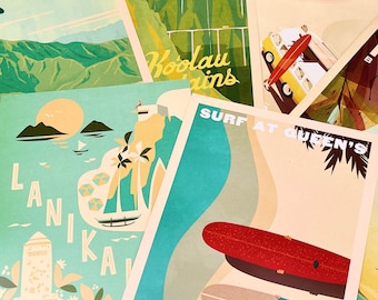 THE PICK 5 - Choose FIVE 12x18 Hawaii Travel Prints