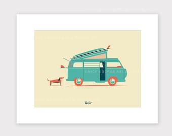 Van Life - 8x10 Matted Print (11x14)