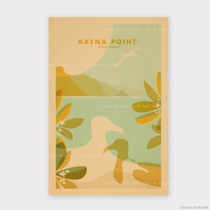 Kaena Point Oahu - 12x18 Hawaii Travel Print