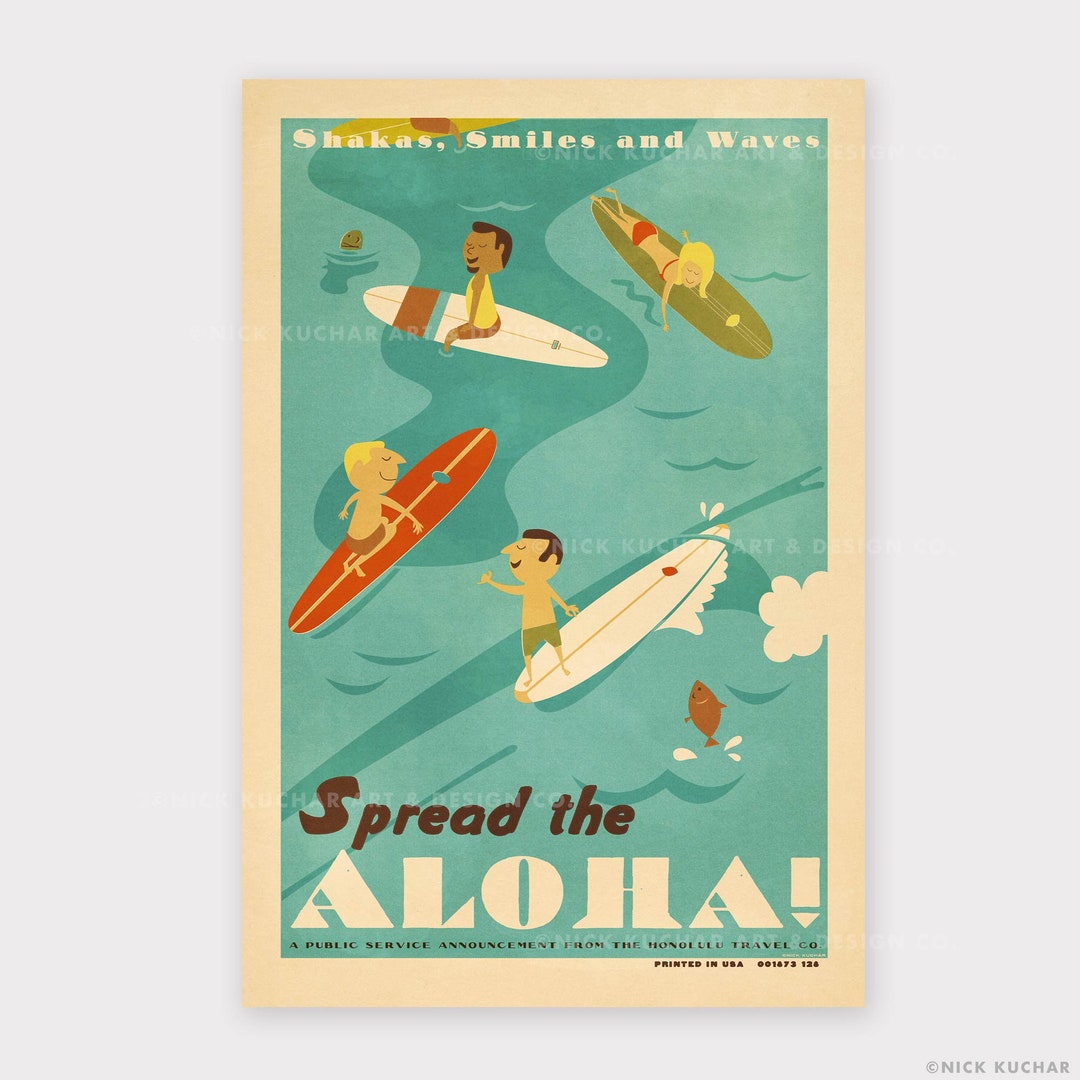 Spread the ALOHA! ビンテージアート SpreadtheAloha_600x.png?v=