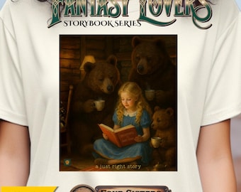 Fantasy-T-shirt - verhalenboekenserie - A Just Right Story