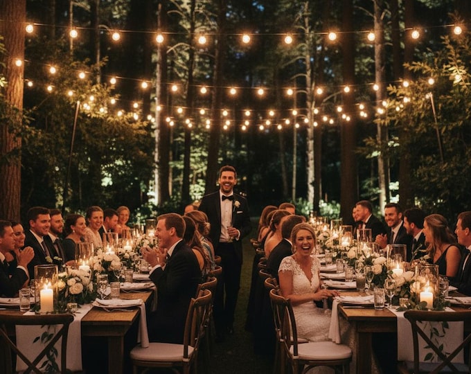 Waterproof 26 FT Globe String Lights: Warm White LED Cafe Lights
