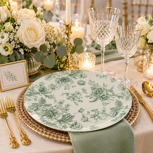 Sage Green Dinner Plates - Etsy