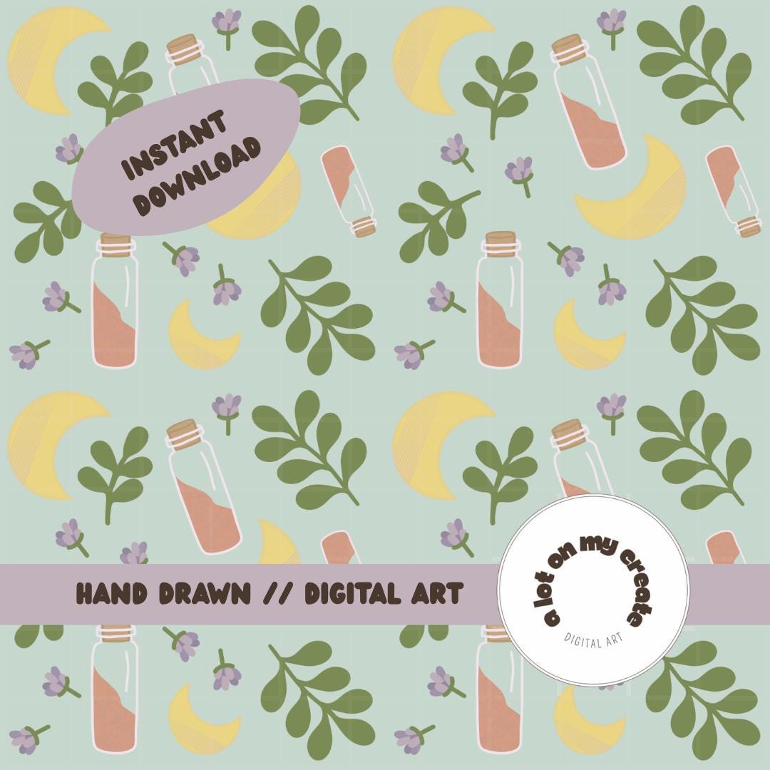 Daytime Elixir | Seamless Pattern | Digital Download - Etsy
