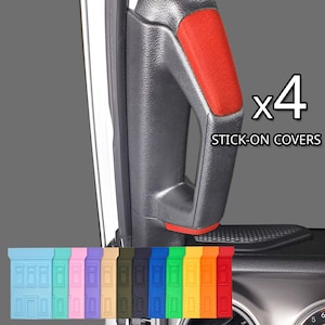 For Jeep Wrangler JL Gladiator - Grab Handle Stick-On Covers 2018-2023 19 Colors | 2-Handle Set